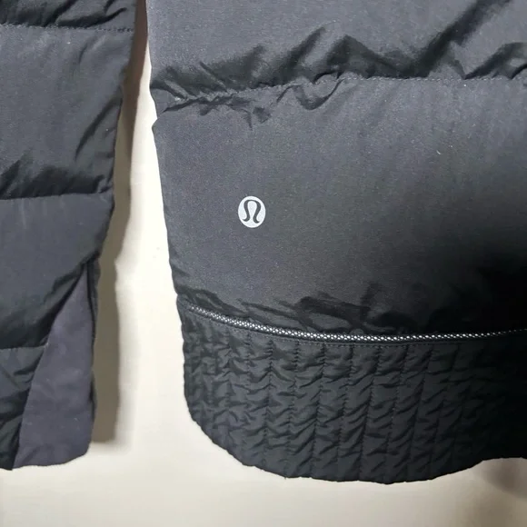 Lululemon Fluffed Up Goose Down Pullover Black Size 6 - Picture 7 of 15